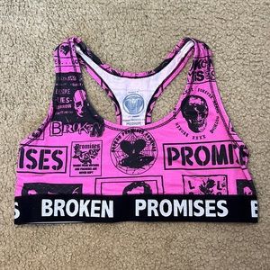 Broken Promises Sports Bra